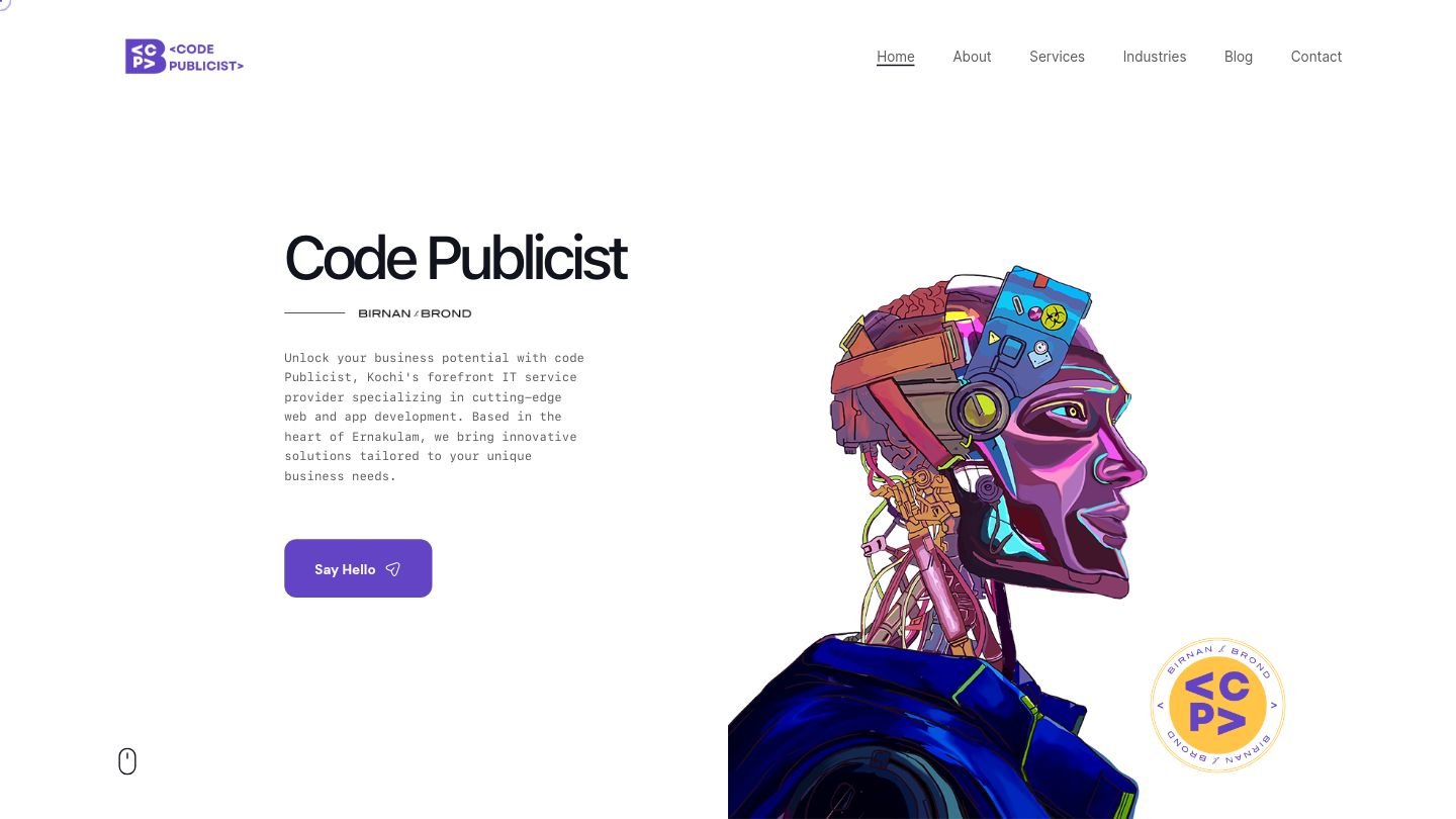 Codepublicist.com website screenshot